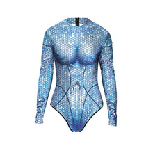 Load image into Gallery viewer, 3 Colors - Women&#39;s Halterneck One Piece Swimsuit with Honeycomb Pattern - Only Sizes M,L Left Ti Amo I love you
