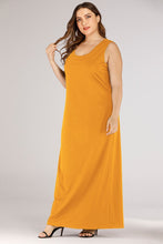 Load image into Gallery viewer, 3 Colors - Womens Plus Size - Scoop Neck Maxi Tank Dress - Sizes L-5XL Ti Amo I love you
