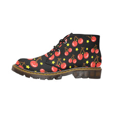 Load image into Gallery viewer, 3 Styles - Ti Amo I love you - exclusive Brand - Cherries - Women&#39;s Canvas Chukka Boots Ti Amo I love you
