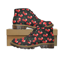 Load image into Gallery viewer, 3 Styles - Ti Amo I love you - exclusive Brand - Cherries - Women&#39;s Canvas Chukka Boots Ti Amo I love you
