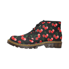 Load image into Gallery viewer, 3 Styles - Ti Amo I love you - exclusive Brand - Cherries - Women&#39;s Canvas Chukka Boots Ti Amo I love you
