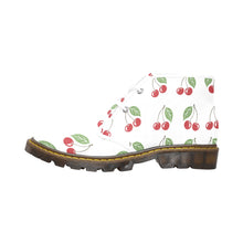 Load image into Gallery viewer, 3 Styles - Ti Amo I love you - exclusive Brand - Cherries - Women&#39;s Canvas Chukka Boots Ti Amo I love you
