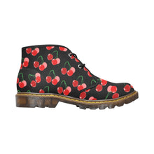 Load image into Gallery viewer, 3 Styles - Ti Amo I love you - exclusive Brand - Cherries - Women&#39;s Canvas Chukka Boots Ti Amo I love you
