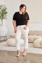 Load image into Gallery viewer, RFM Mini Mia Full Size Tummy Control High Waist Raw Hem Jeans
