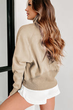 Load image into Gallery viewer, Flamingo Fleece Lined Zip Up Stand Collar Thumbhole Sleeve Sweatshirt
