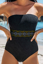 Load image into Gallery viewer, Geometric Tube Sleeveless One-Piece Swimwear
