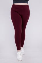 Load image into Gallery viewer, Plus Premium Cotton Full Length Leggings
