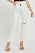 Load image into Gallery viewer, RISEN  Full Size High Rise Button Fly Straight Ankle Jeans
