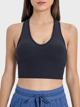 Load image into Gallery viewer, Scoop Neck Wide Strap Active Tank
