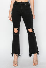 Load image into Gallery viewer, RISEN Full Size Distressed Raw Hem Jeans with Pockets
