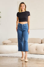 Load image into Gallery viewer, RFM Crop Chloe Full Size Tummy Control High Waist Raw Hem Jeans
