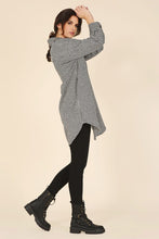 Load image into Gallery viewer, Houndtooth Long Shacket
