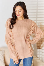 Load image into Gallery viewer, And The Why Tassel Detail Long Sleeve Sweater
