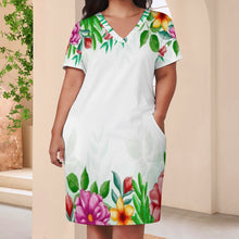 Load image into Gallery viewer, Ti Amo I love you - Exclusive Brand - Knee Length - Loose Pocket Dress - Size S-5XL
