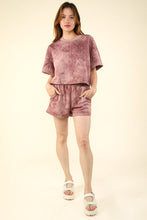 Load image into Gallery viewer, VERY J Quilted Washed Crop Top and Shorts Set
