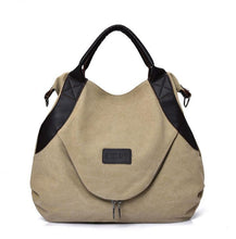 Load image into Gallery viewer, Womens Minimalist Retro Shoulder Crossbody Vintage Canvas Hand Bag
