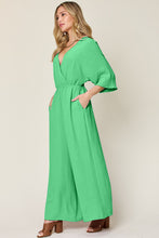 Load image into Gallery viewer, Double Take Full Size Half Sleeve Wide Leg Jumpsuit
