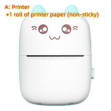 Load image into Gallery viewer, Mini Printer Portable Mini Bluetooth WiFi New Wrong Printer Mobile Phone Photo Title Note Hot Print Pocket Student Error Label Printer
