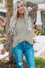 Load image into Gallery viewer, Womens / Teen Girls - Tea &amp; Muesli Leopard Pattern - Waffle Knit Long Sleeve Top - Only Sizes S, M, XL Left
