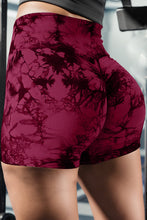 Load image into Gallery viewer, Tie-Dye High Waist Active Shorts
