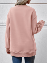 Load image into Gallery viewer, MERRY CHRISTMAS Round Neck Dropped Shoulder Sweatshirt
