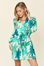 Load image into Gallery viewer, Double Take Full Size Floral Long Sleeve Romper with Pockets
