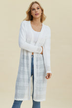 Load image into Gallery viewer, Double Take Full Size Open Front Longline Cardigan
