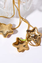 Load image into Gallery viewer, Rhinestone Decor Star Box Pendant Necklace
