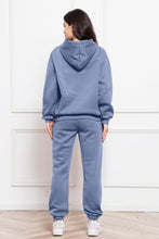 Load image into Gallery viewer, Drop Shoulder Long Sleeve Hoodie and Pants Set
