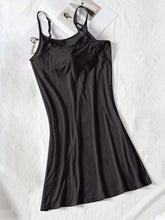 Load image into Gallery viewer, Round Neck Spaghetti Strap Cami Dress with Bra
