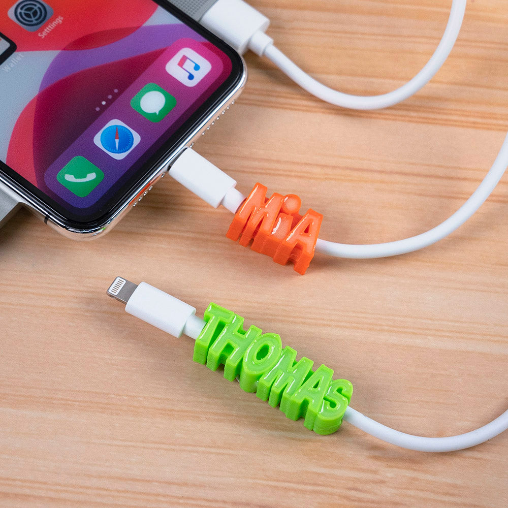 3D Customized Print Glowing USB Cables Ti Amo I love you