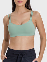 Load image into Gallery viewer, Scoop Neck Double Strap Active Cami
