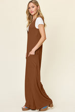 Load image into Gallery viewer, Double Take Full Size Sleeveless Wide Leg Jumpsuit with Pockets
