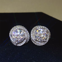 Load image into Gallery viewer, 6 Carat Moissanite 925 Sterling Silver Earrings
