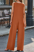 Load image into Gallery viewer, Full Size V-Neck Wide Strap Jumpsuit
