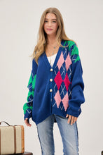 Load image into Gallery viewer, Womens Plus Size - V Neck Button Front Cardigan
