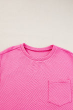 Load image into Gallery viewer, Sachet Pink Textured Cap Sleeve T Shirt Dress
