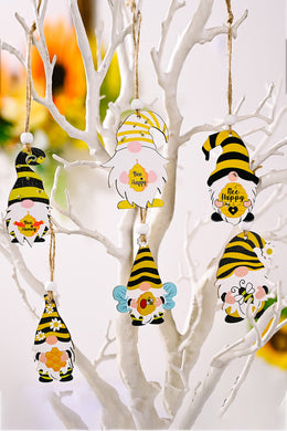 3pc Set - Bee Wood Gnome Ornaments Ti Amo I love you