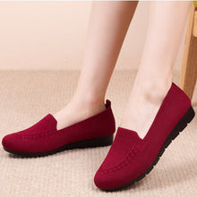 Load image into Gallery viewer, 4 Colors - Flat Casual Mesh Breathable Light Slip on Flat Casual Loafers Shoes Ti Amo I love you
