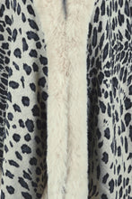 Load image into Gallery viewer, 4 Colors - Leopard Open Front Poncho Ti Amo I love you
