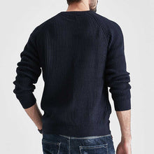 Load image into Gallery viewer, 4 Colors - Mens Fashion Round Neck Knit Long Sleeve Pullover Sweater Ti Amo I love you
