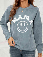 Load image into Gallery viewer, 4 Colors - Round Neck Long Sleeve MAMA Graphic Sweatshirt Ti Amo I love you
