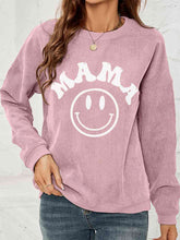 Load image into Gallery viewer, 4 Colors - Round Neck Long Sleeve MAMA Graphic Sweatshirt Ti Amo I love you
