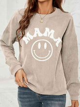 Load image into Gallery viewer, 4 Colors - Round Neck Long Sleeve MAMA Graphic Sweatshirt Ti Amo I love you
