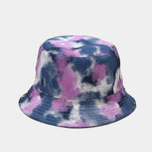 Load image into Gallery viewer, 4 Colors - Tie-Dye Pattern Reversibke Bucket Hat Ti Amo I love you
