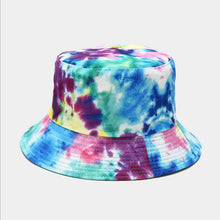 Load image into Gallery viewer, 4 Colors - Tie-Dye Pattern Reversibke Bucket Hat Ti Amo I love you
