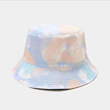 Load image into Gallery viewer, 4 Colors - Tie-Dye Pattern Reversibke Bucket Hat Ti Amo I love you
