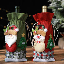 Load image into Gallery viewer, 4 Styles -Assorted 2-Piece Christmas Doll Wine Bottle Covers Ti Amo I love you
