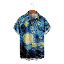 Load image into Gallery viewer, 4 Styles - Mens / Mens Plus - Hawaiian Summer Retro Tops - Beach Shirts  - Sizes S-4XL Ti Amo I love you
