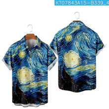 Load image into Gallery viewer, 4 Styles - Mens / Mens Plus - Hawaiian Summer Retro Tops - Beach Shirts  - Sizes S-4XL Ti Amo I love you
